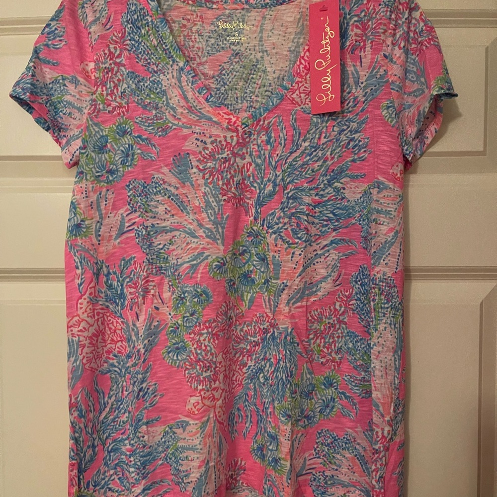 SALE NWT Etta V-neck in Prosecco Pink Seaing Things .